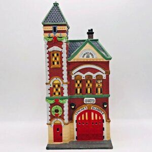 Department 56 Christmas in the City Red Brick Fire Station 55360